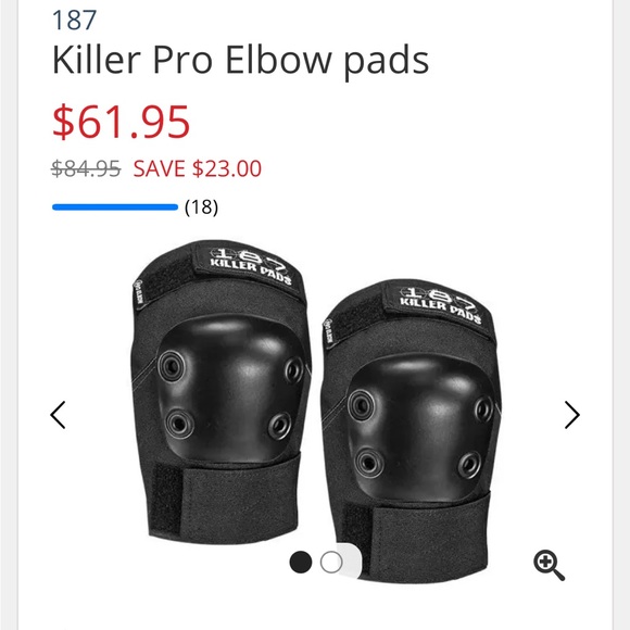 187 Killer Pads - Skateboarding/Inline skating elbow pads BNIB size Medium - Picture 1 of 2